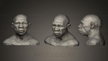 Busts and heads antique and historical (BUSTA_0103) 3D model for CNC machine